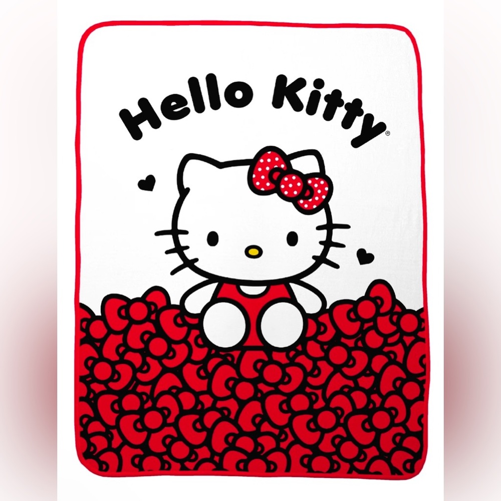 Hello Kitty Throw 46”x60” NWT